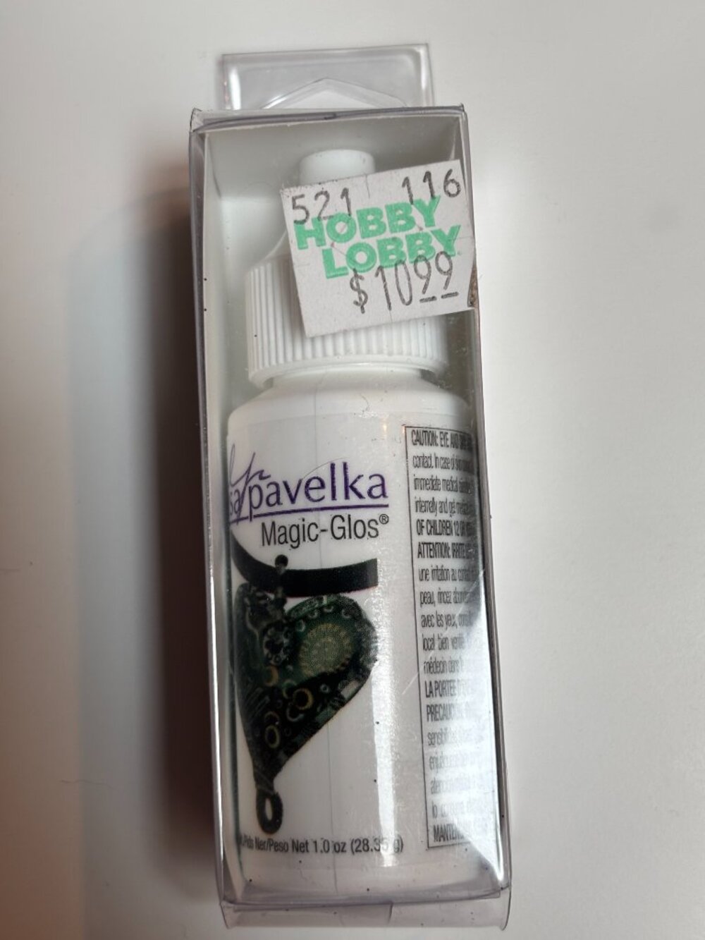 Lisa Pavelka Magic-Glos UV Resin 1 Ounce Clear for Polymer Clay